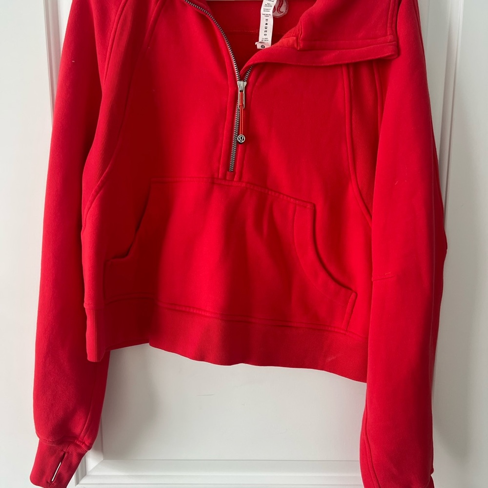 Lululemon scuba oversized funnel neck half zip jacket